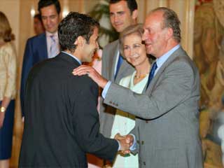 raul  avec   son  roi
